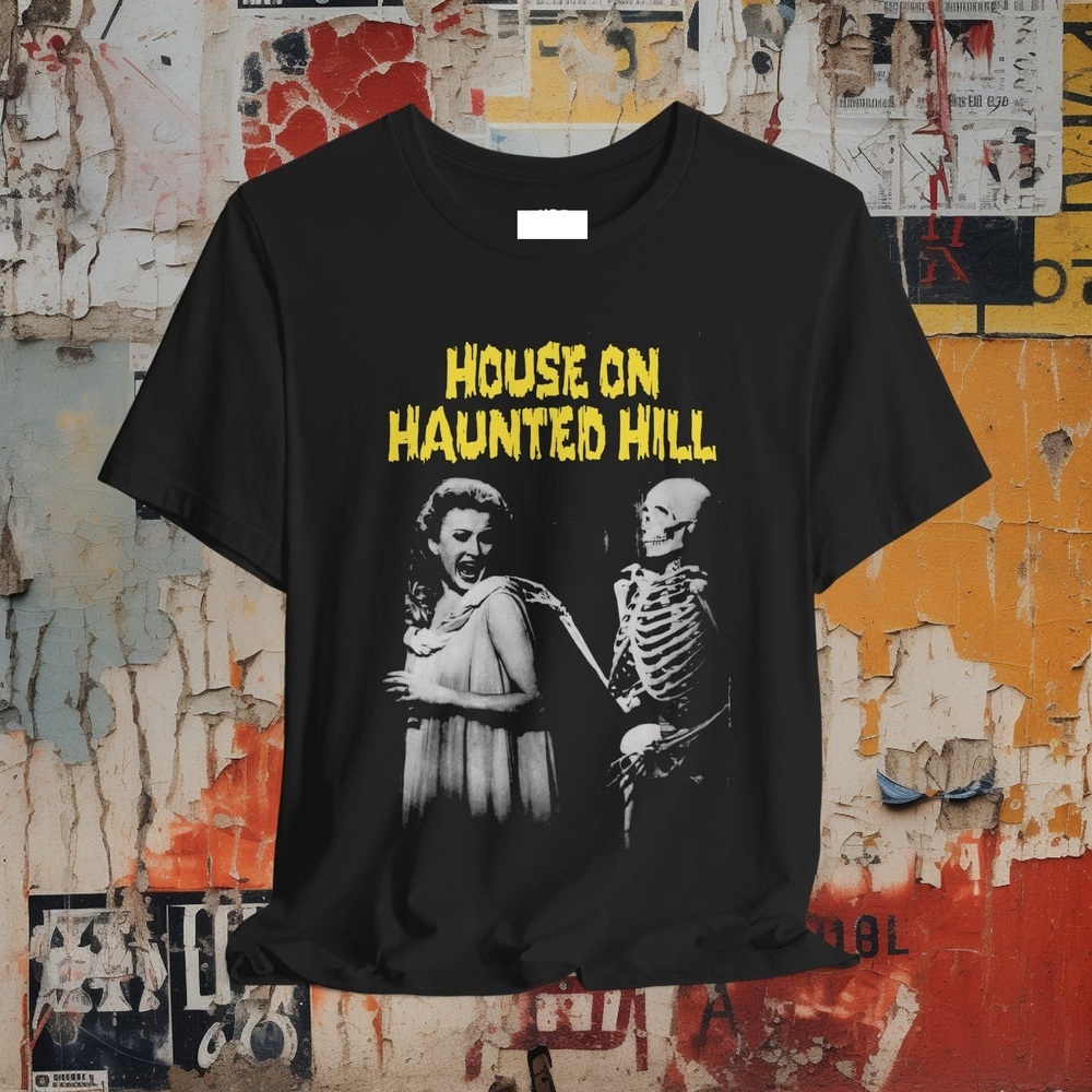 House On Haunted Hill  Classic Horror Movie T-Shirt